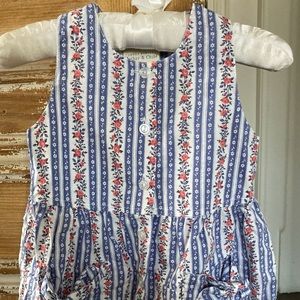 Laura Ashley Mother & Child Striped Romper